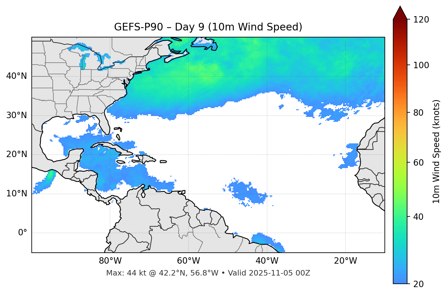 GEFS-P90 - Day 09