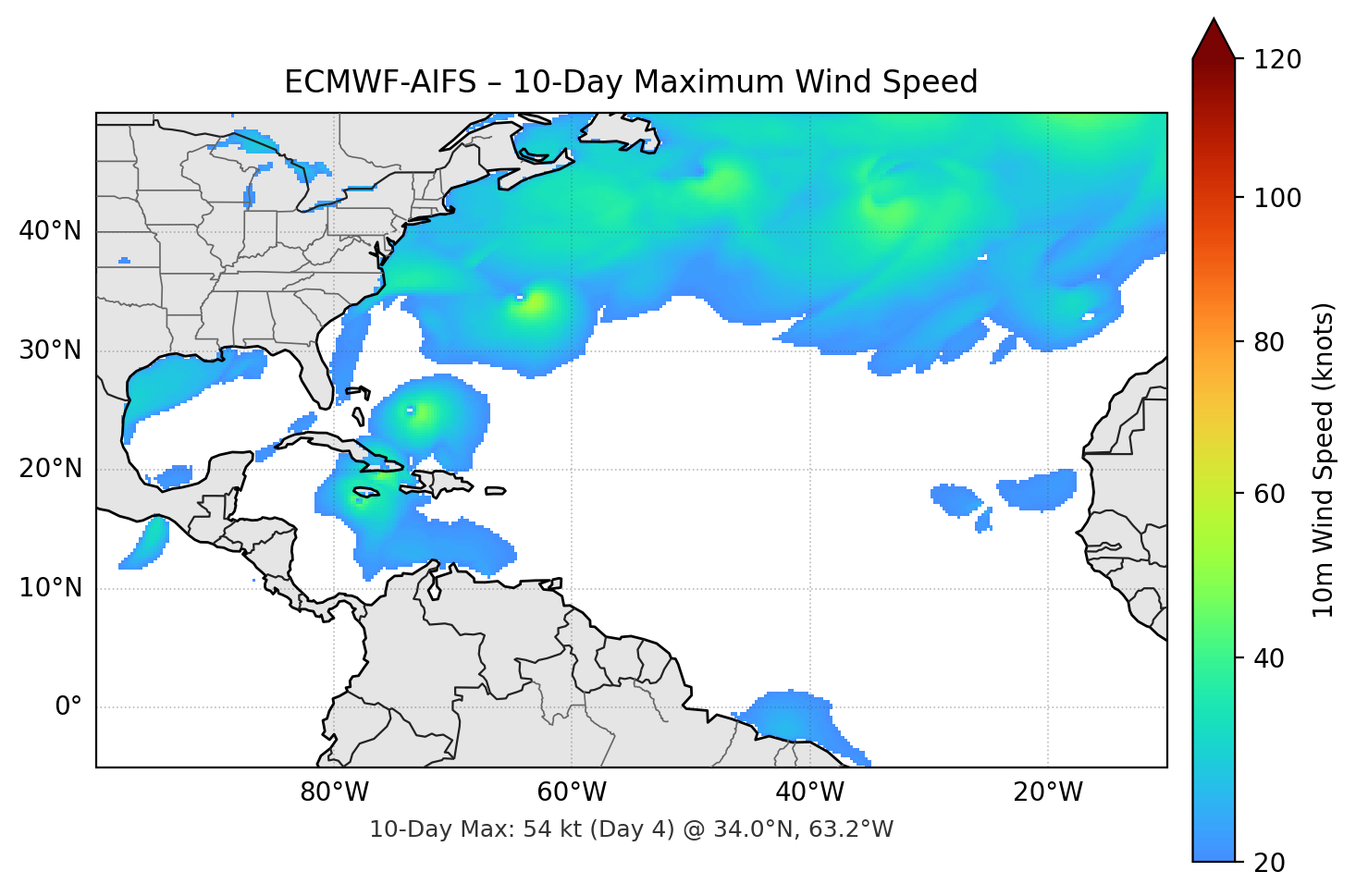 ECMWF-AIFS 10-Day Max