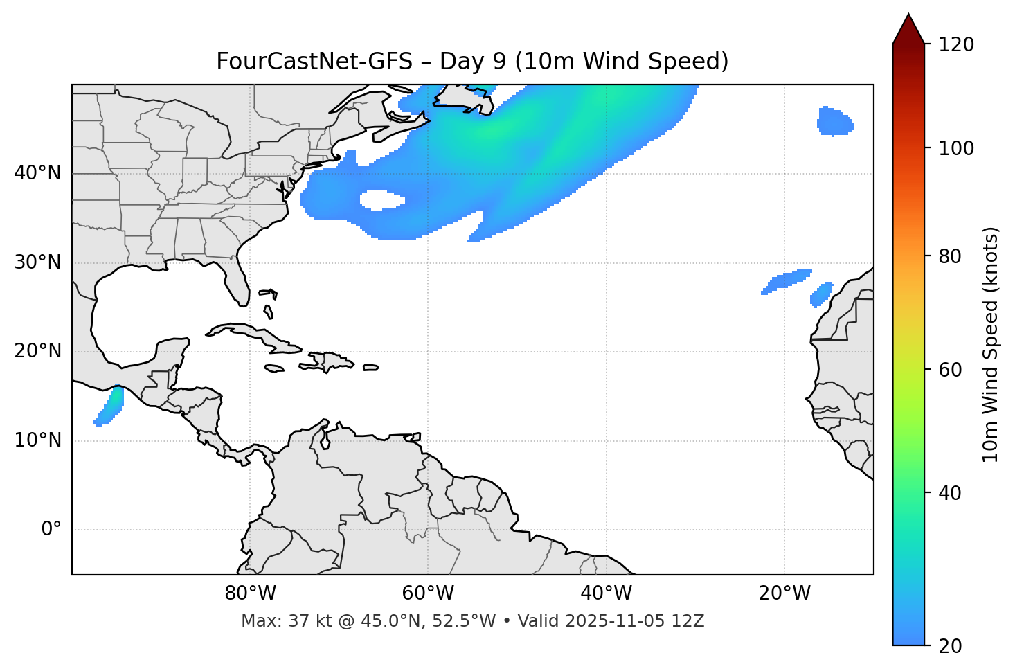 FourCastNet-GFS - Day 09