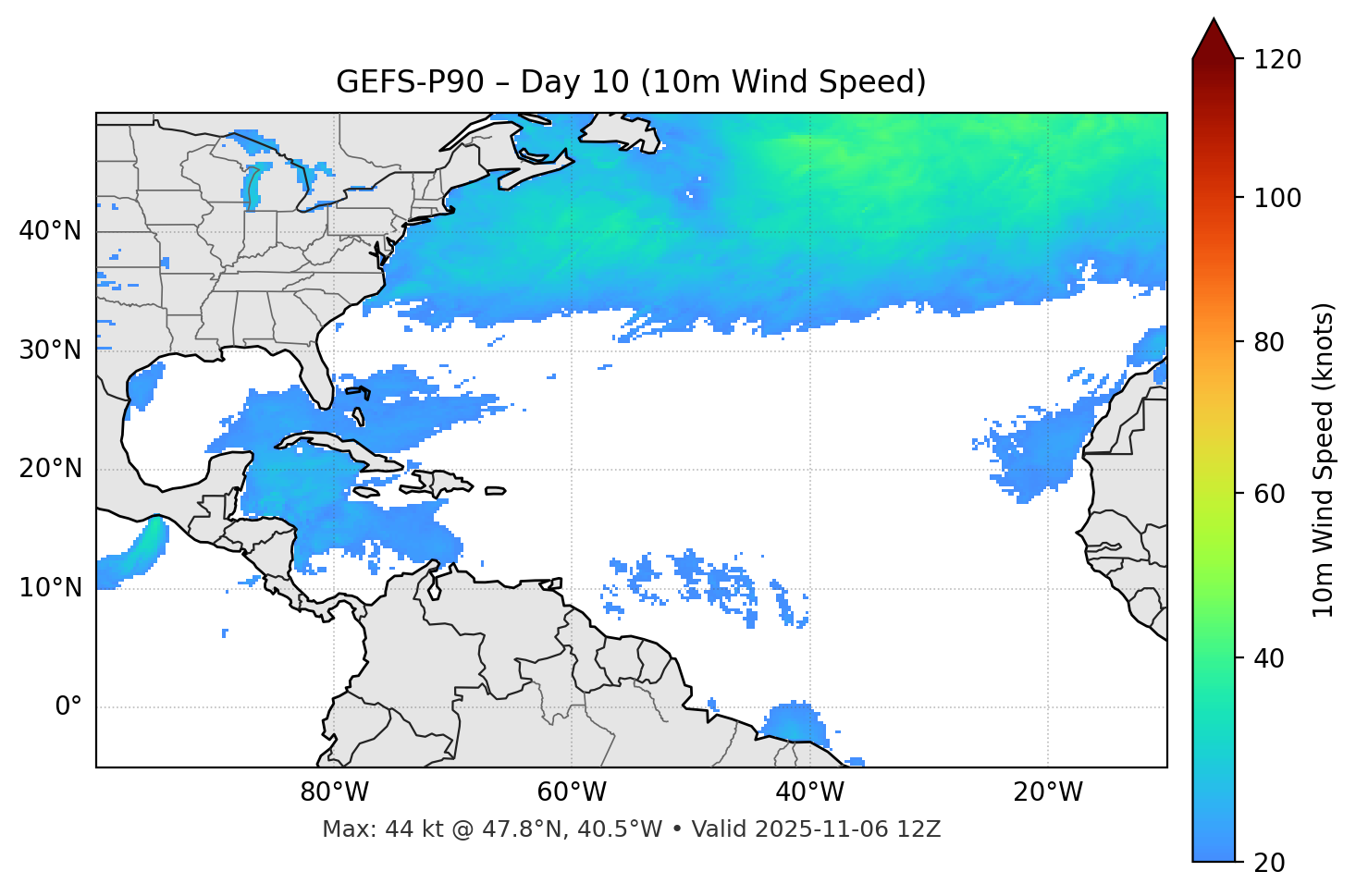 GEFS-P90 - Day 10