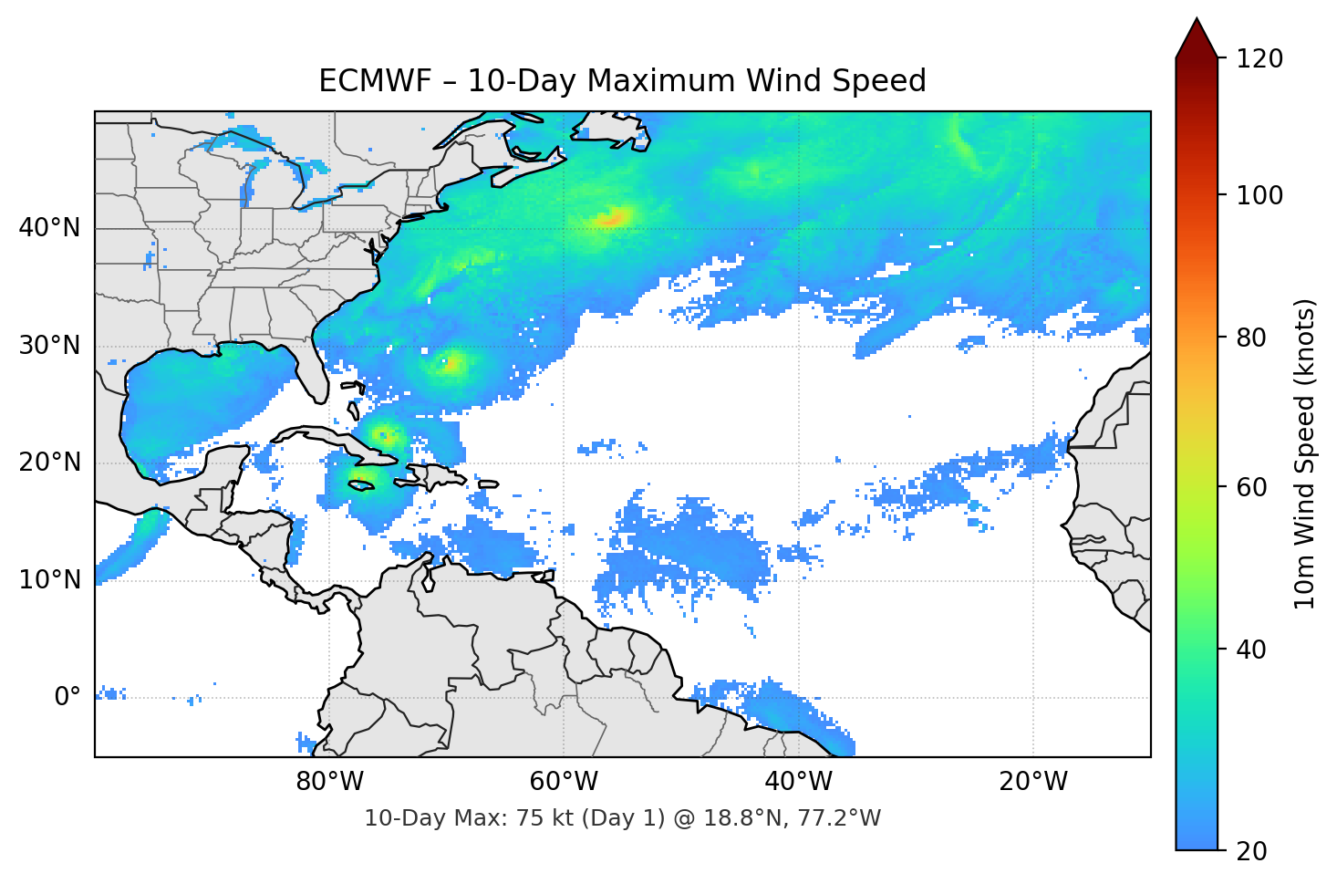 ECMWF 10-Day Max