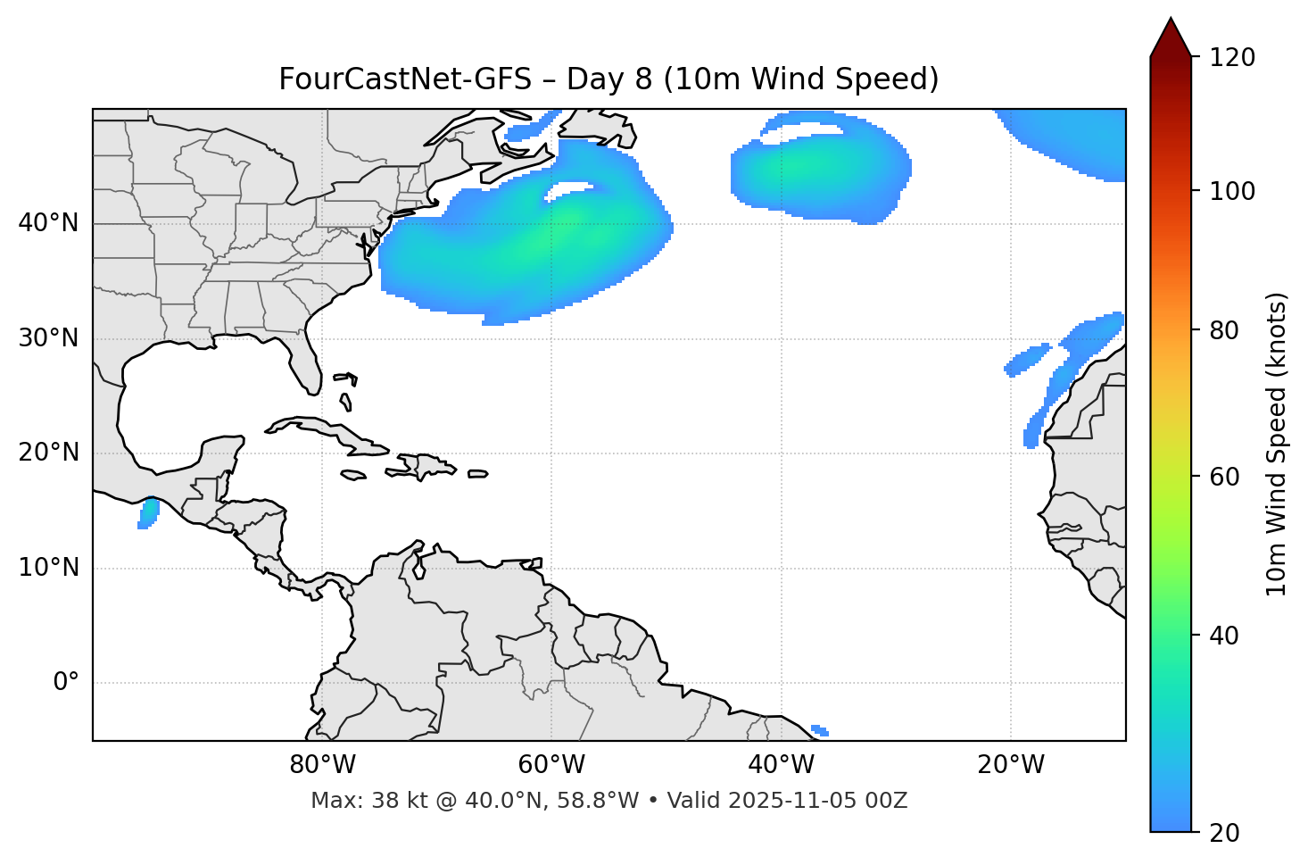 FourCastNet-GFS - Day 08