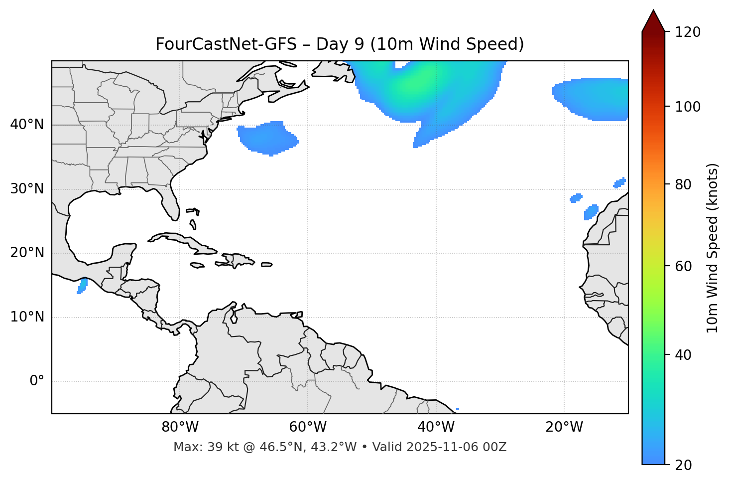 FourCastNet-GFS - Day 09
