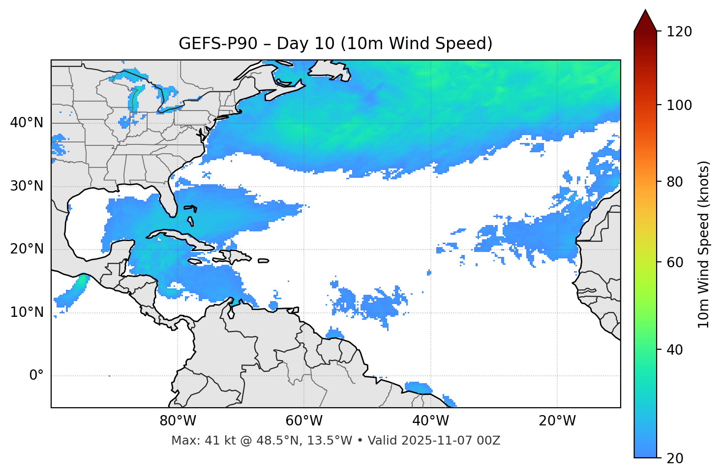 GEFS-P90 - Day 10