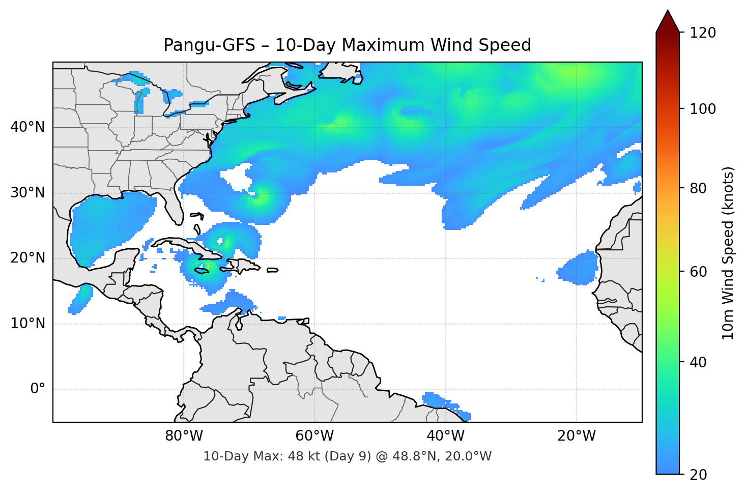Pangu-GFS 10-Day Max