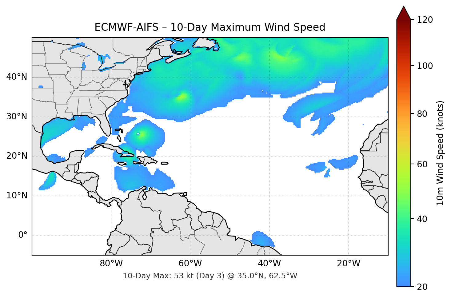 ECMWF-AIFS 10-Day Max