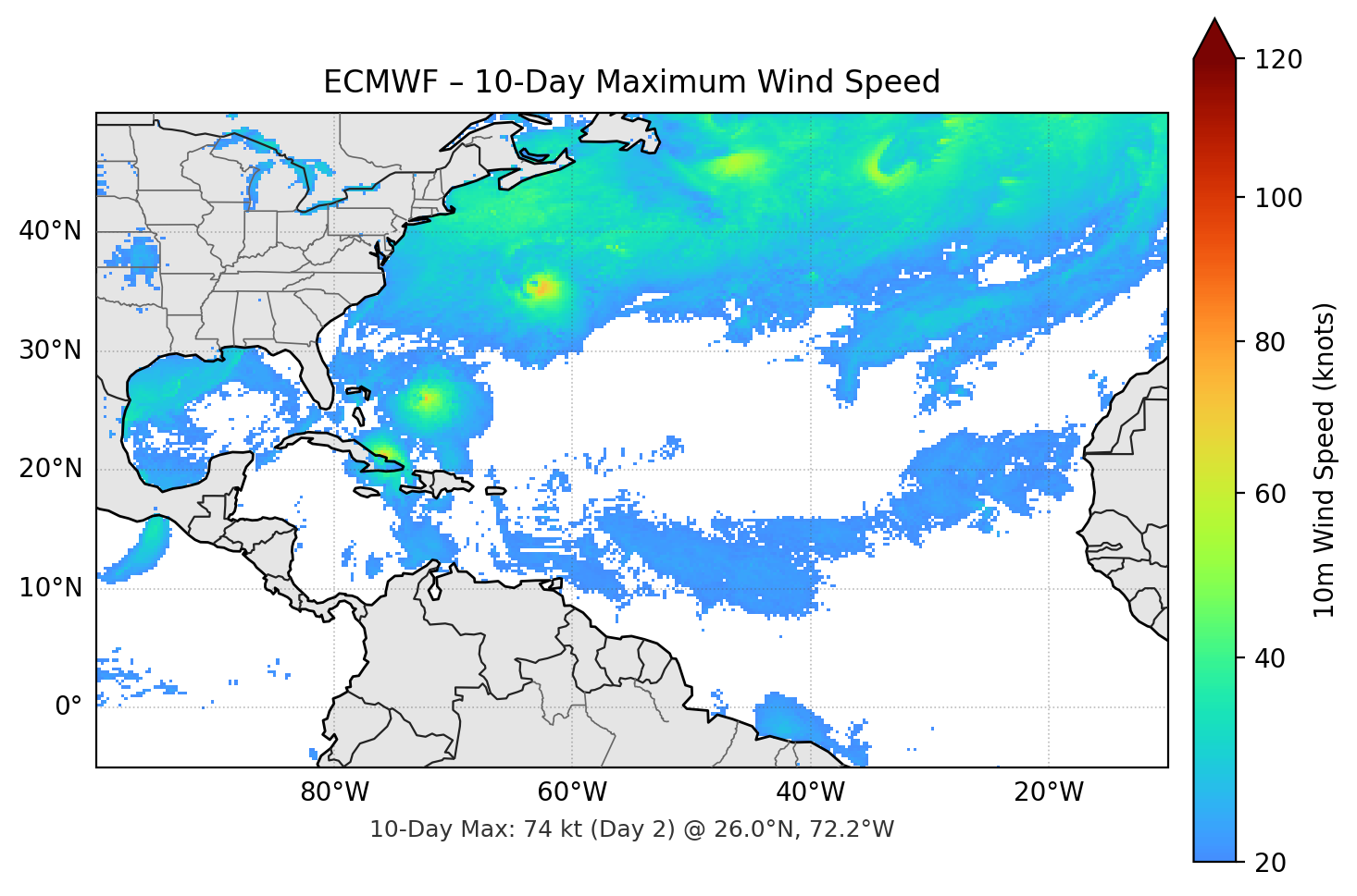 ECMWF 10-Day Max
