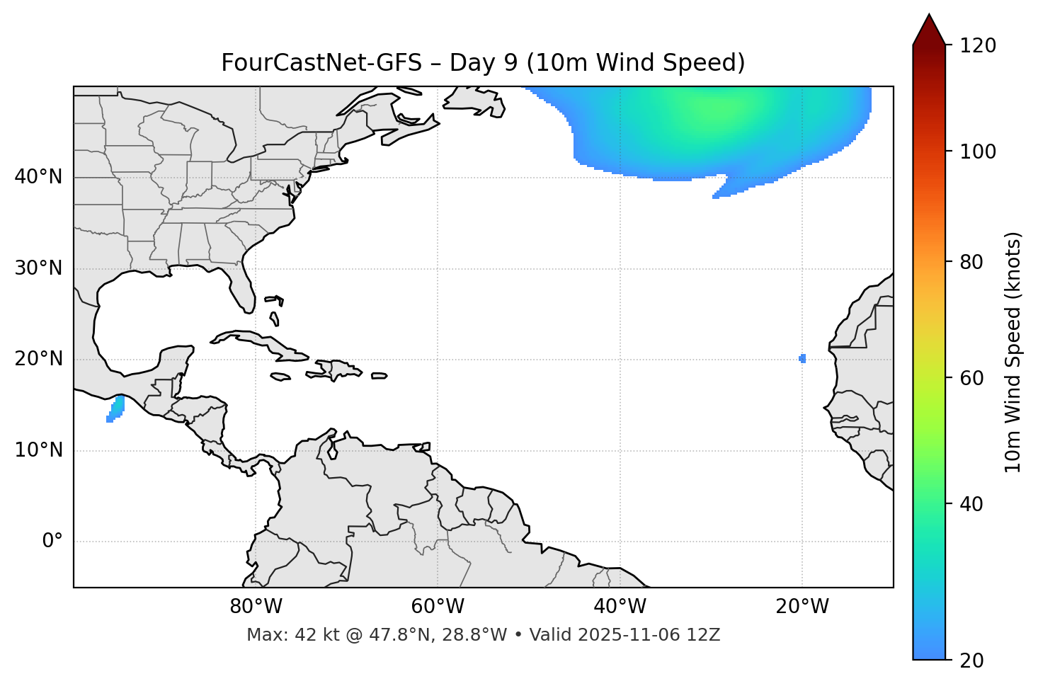 FourCastNet-GFS - Day 09