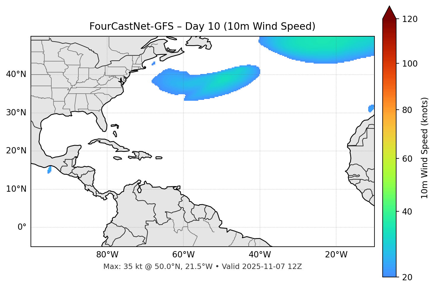 FourCastNet-GFS - Day 10