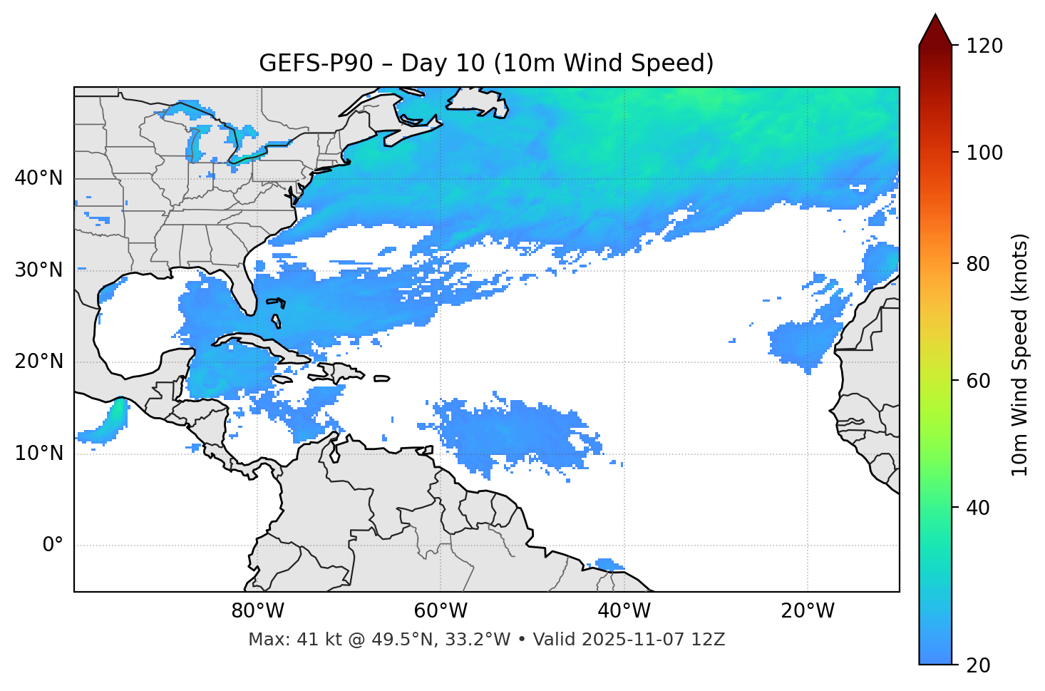 GEFS-P90 - Day 10