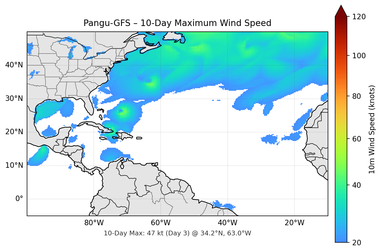 Pangu-GFS 10-Day Max