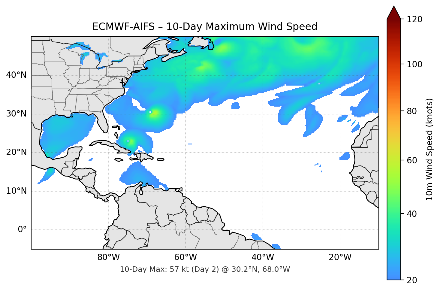 ECMWF-AIFS 10-Day Max