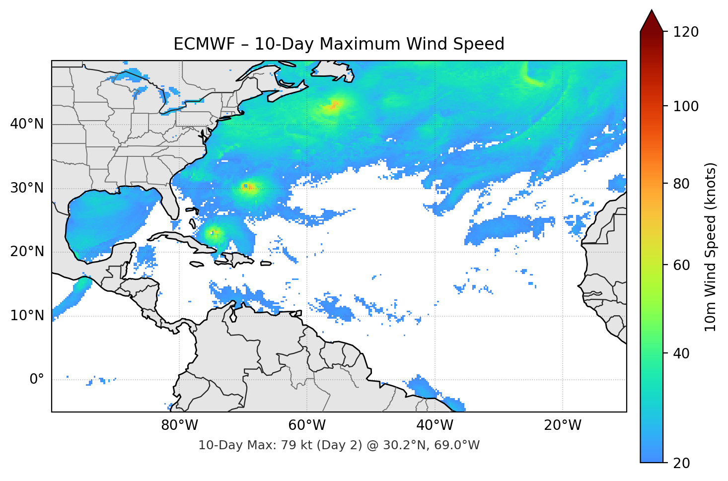 ECMWF 10-Day Max