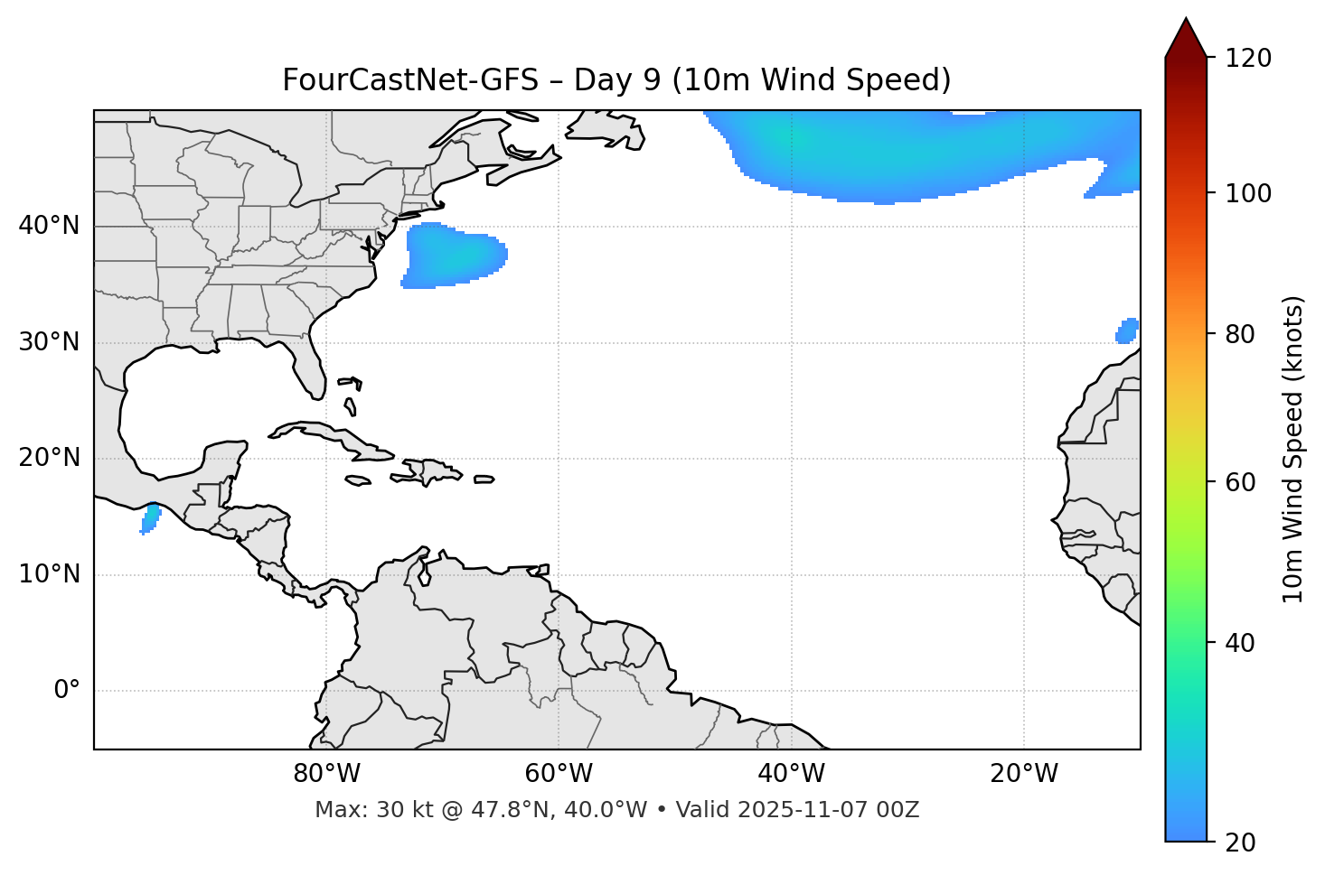 FourCastNet-GFS - Day 09
