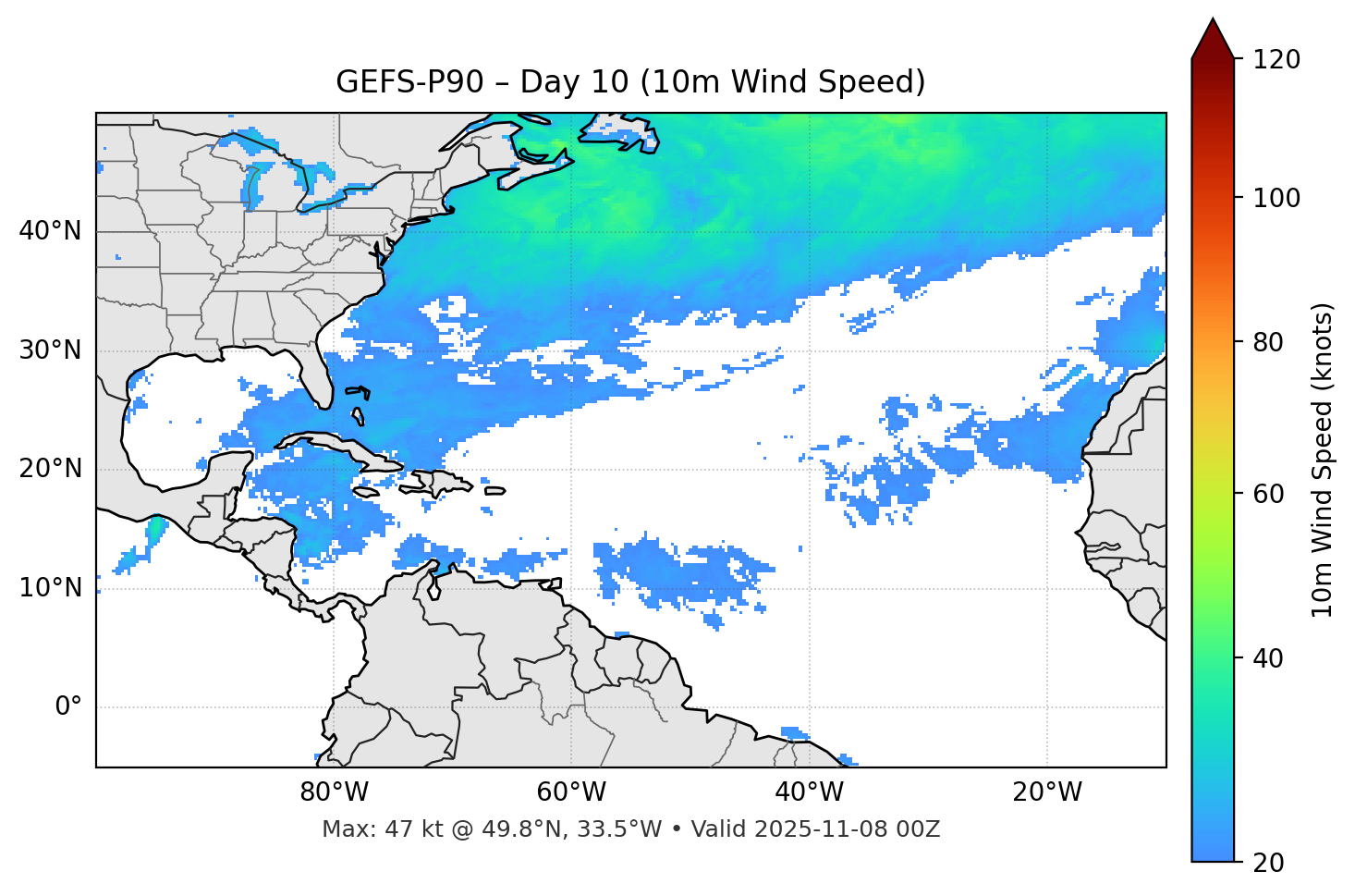 GEFS-P90 - Day 10