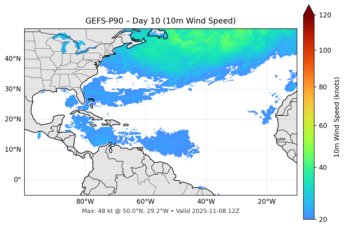 GEFS-P90 - Day 10