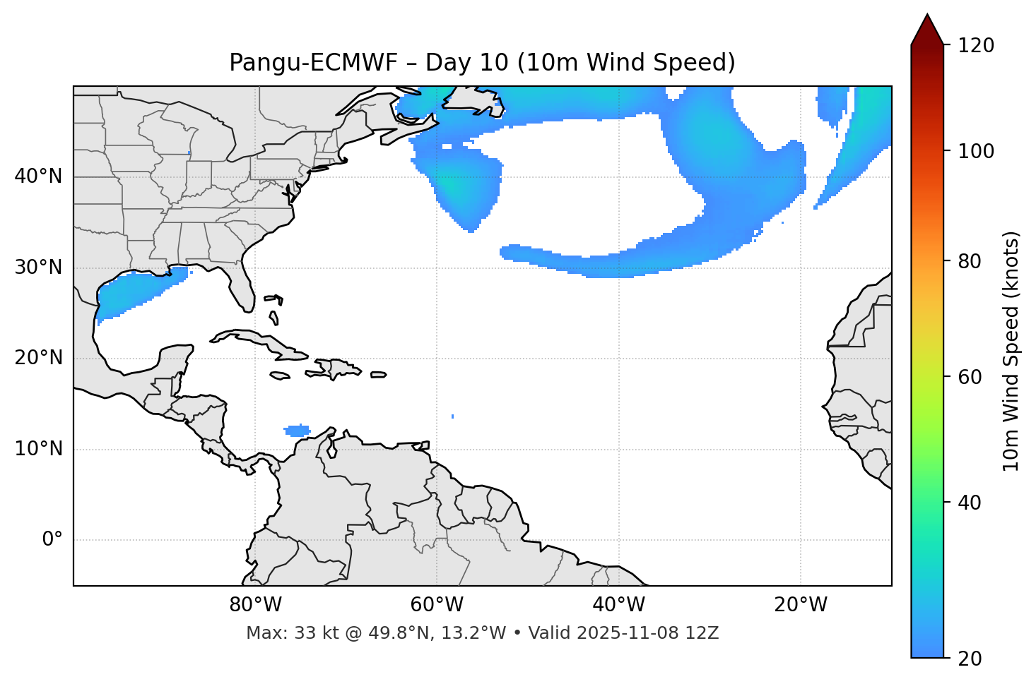 Pangu-ECMWF - Day 10