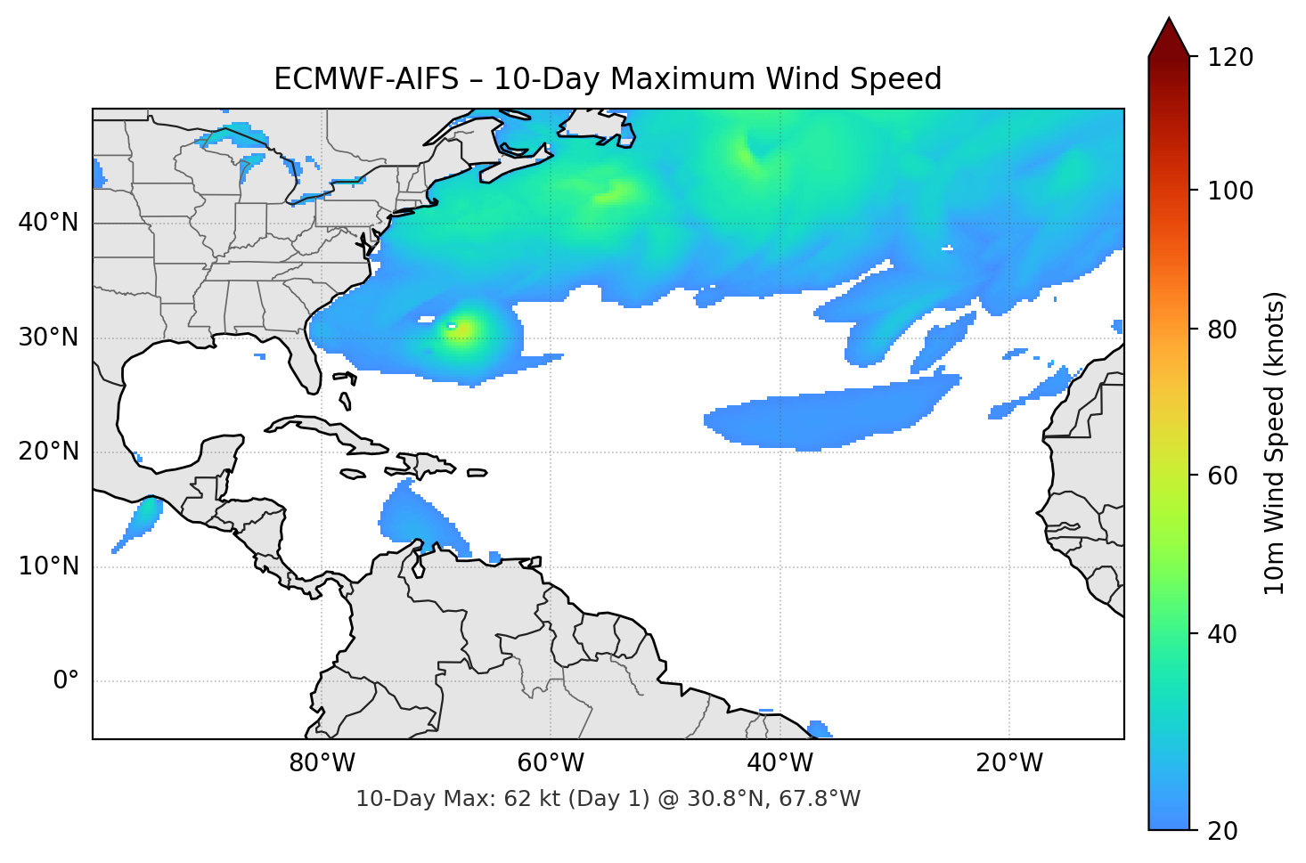 ECMWF-AIFS 10-Day Max