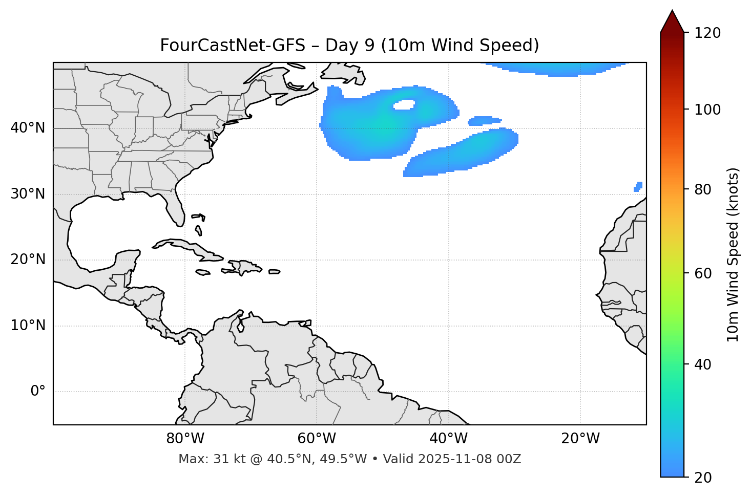 FourCastNet-GFS - Day 09