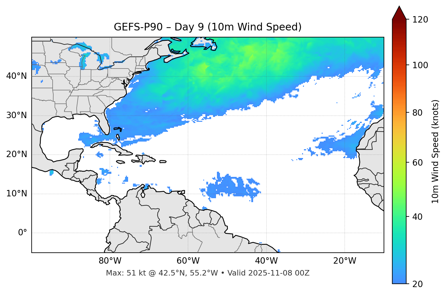 GEFS-P90 - Day 09