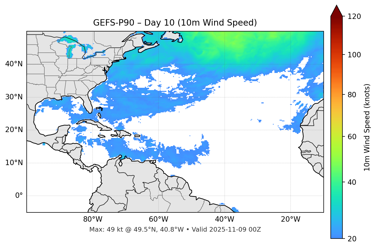 GEFS-P90 - Day 10