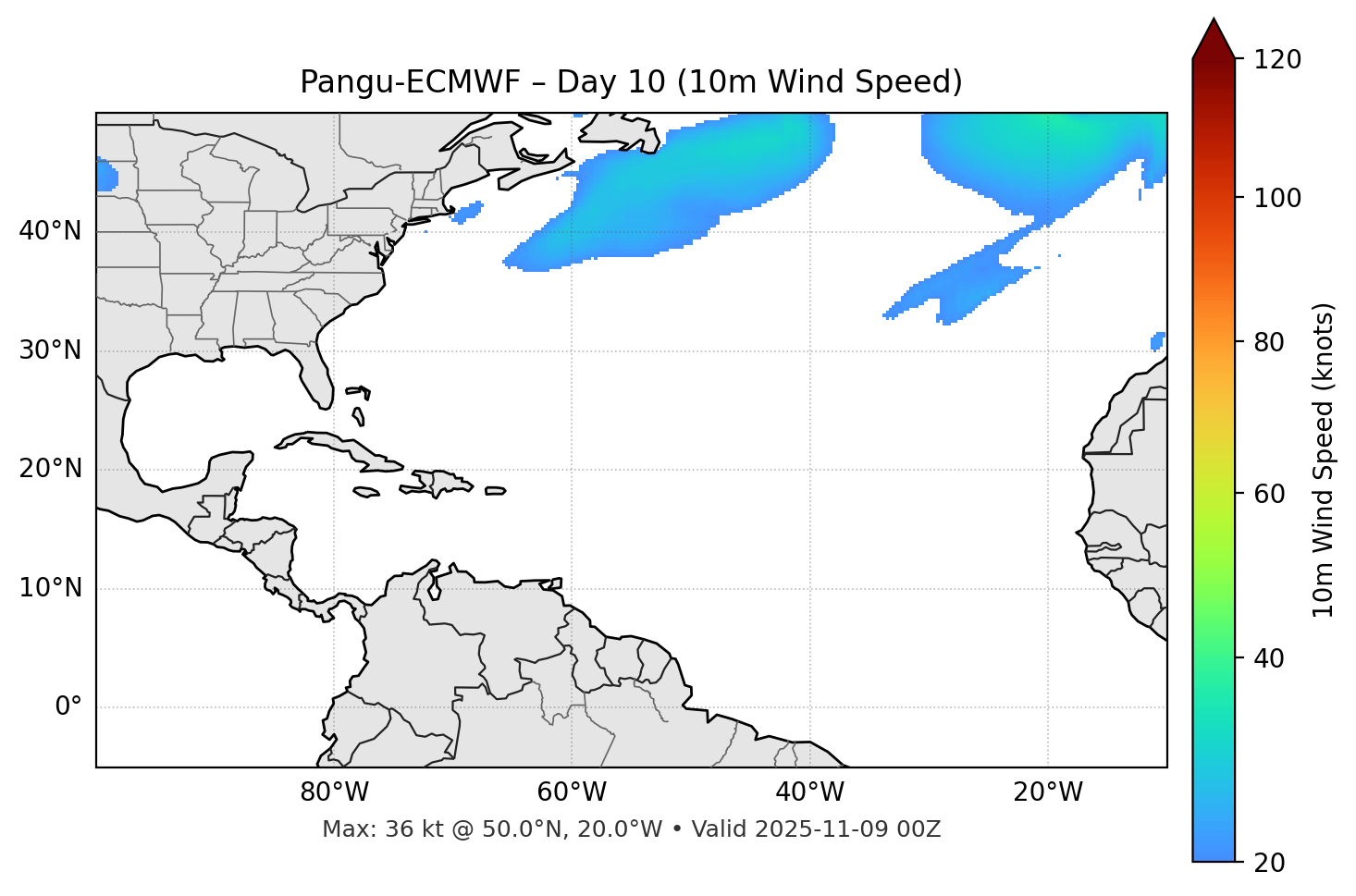 Pangu-ECMWF - Day 10