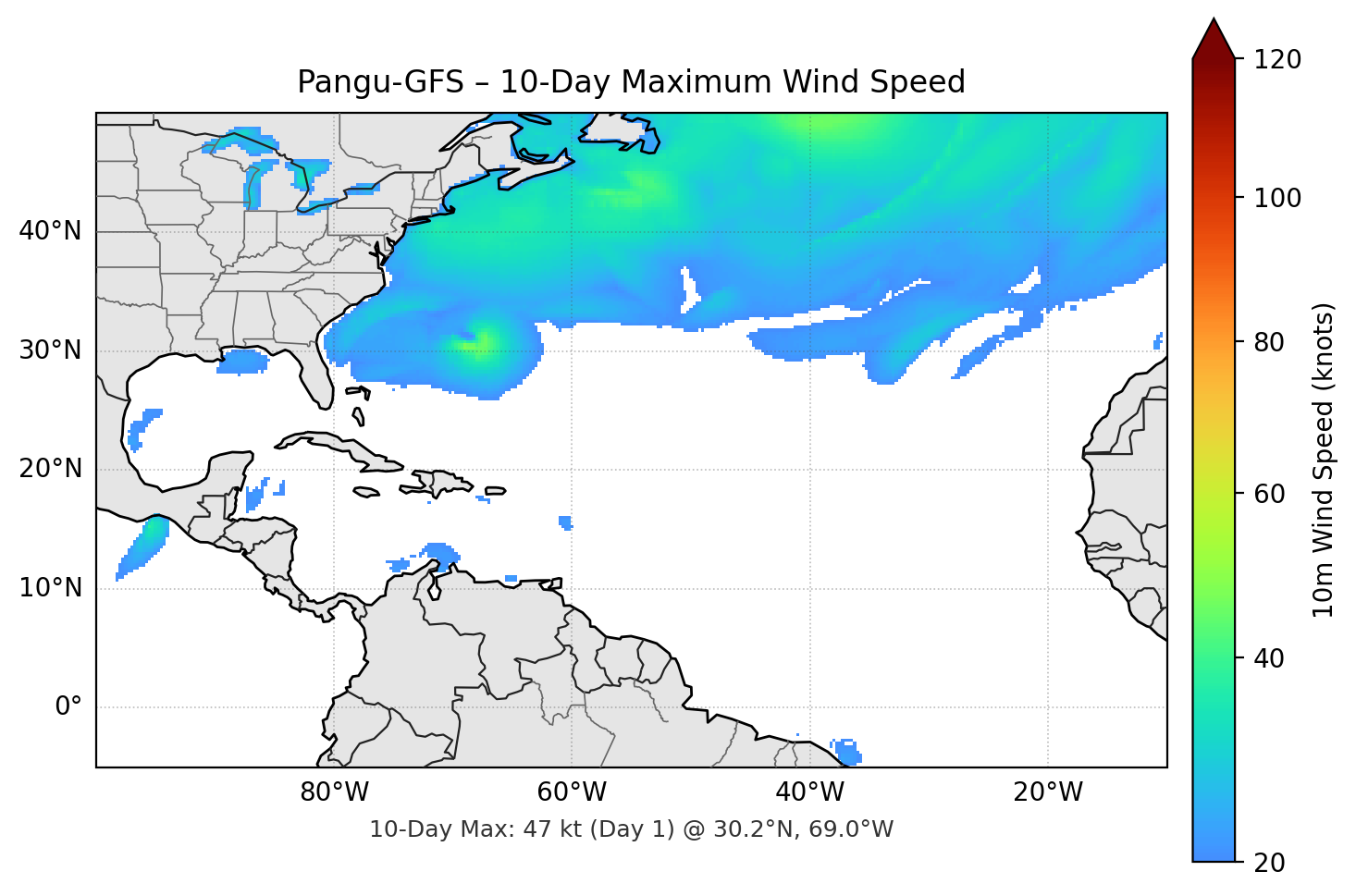 Pangu-GFS 10-Day Max