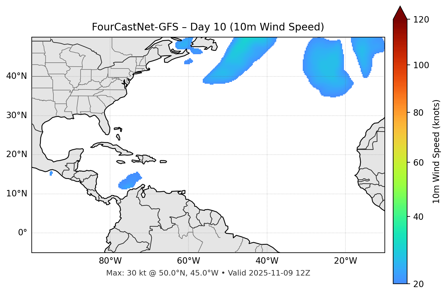 FourCastNet-GFS - Day 10