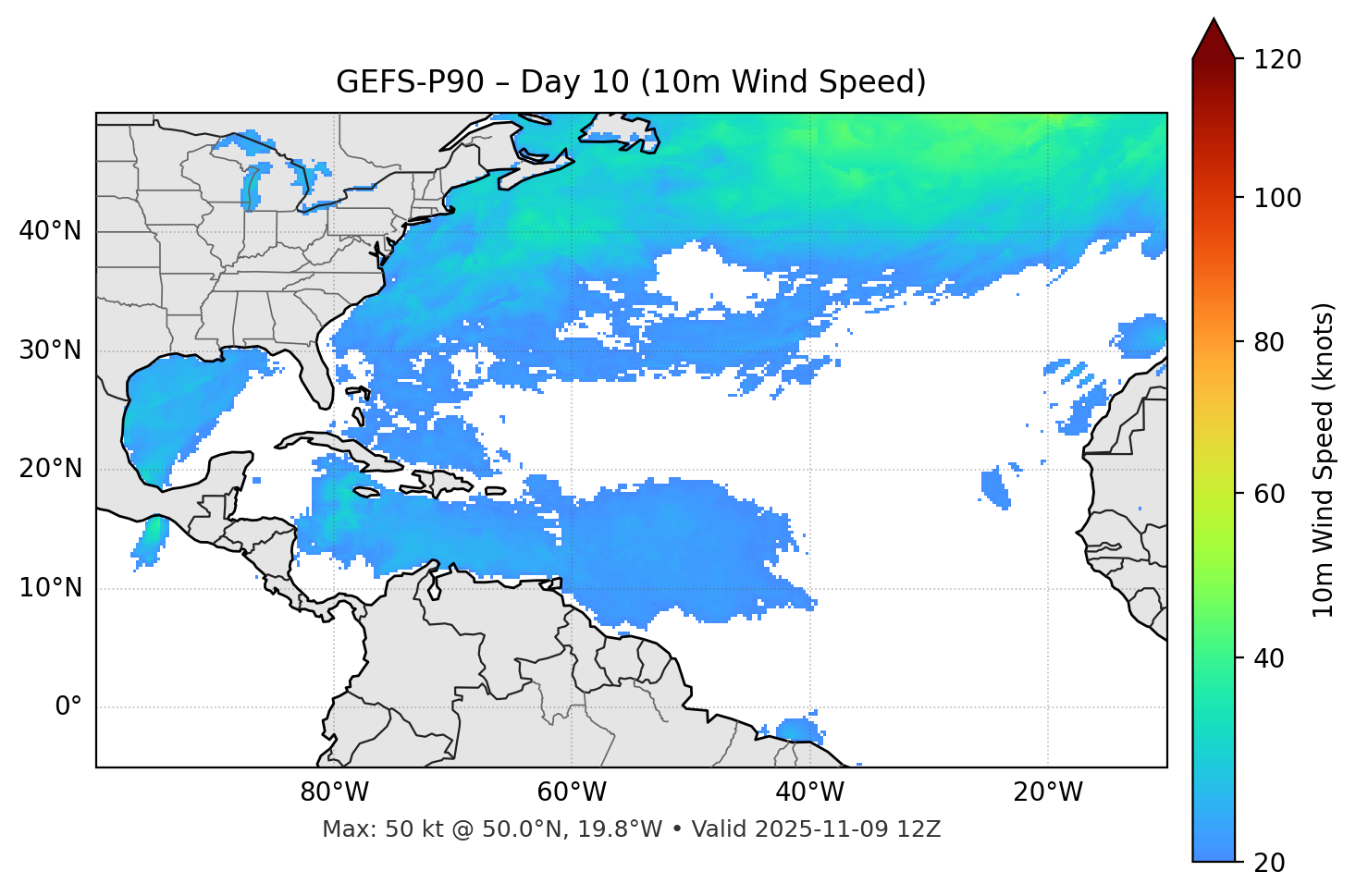 GEFS-P90 - Day 10