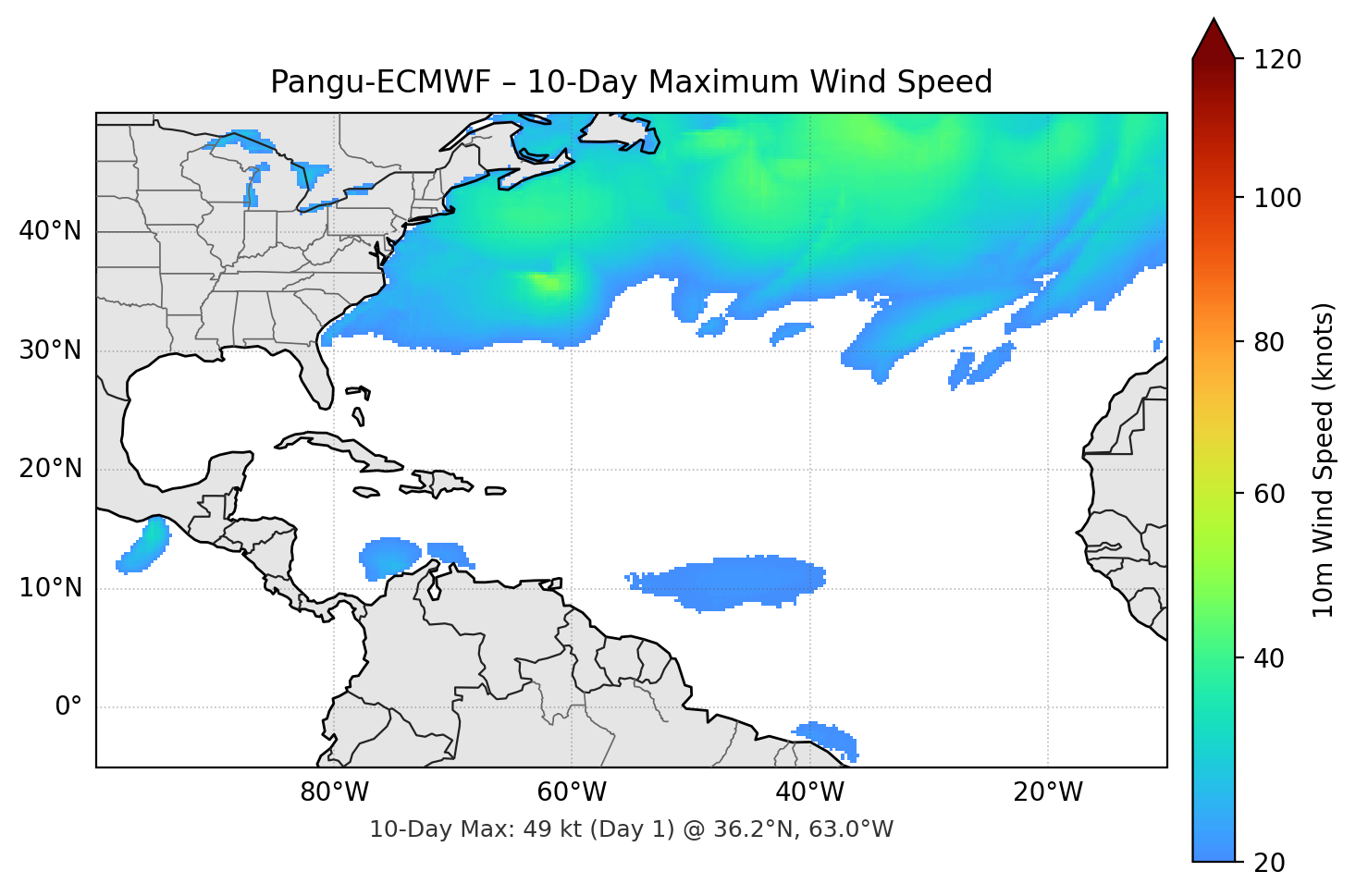 Pangu-ECMWF 10-Day Max
