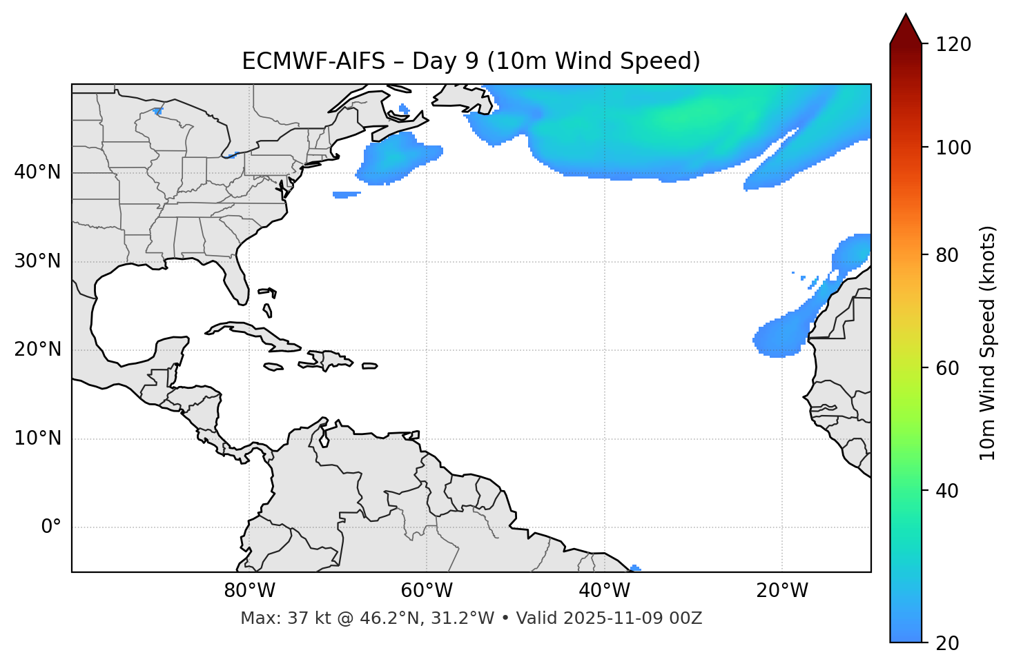 ECMWF-AIFS - Day 09