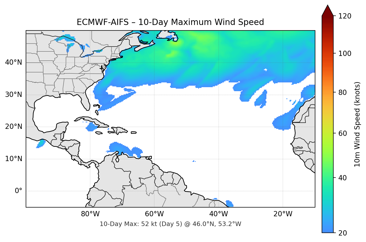ECMWF-AIFS 10-Day Max