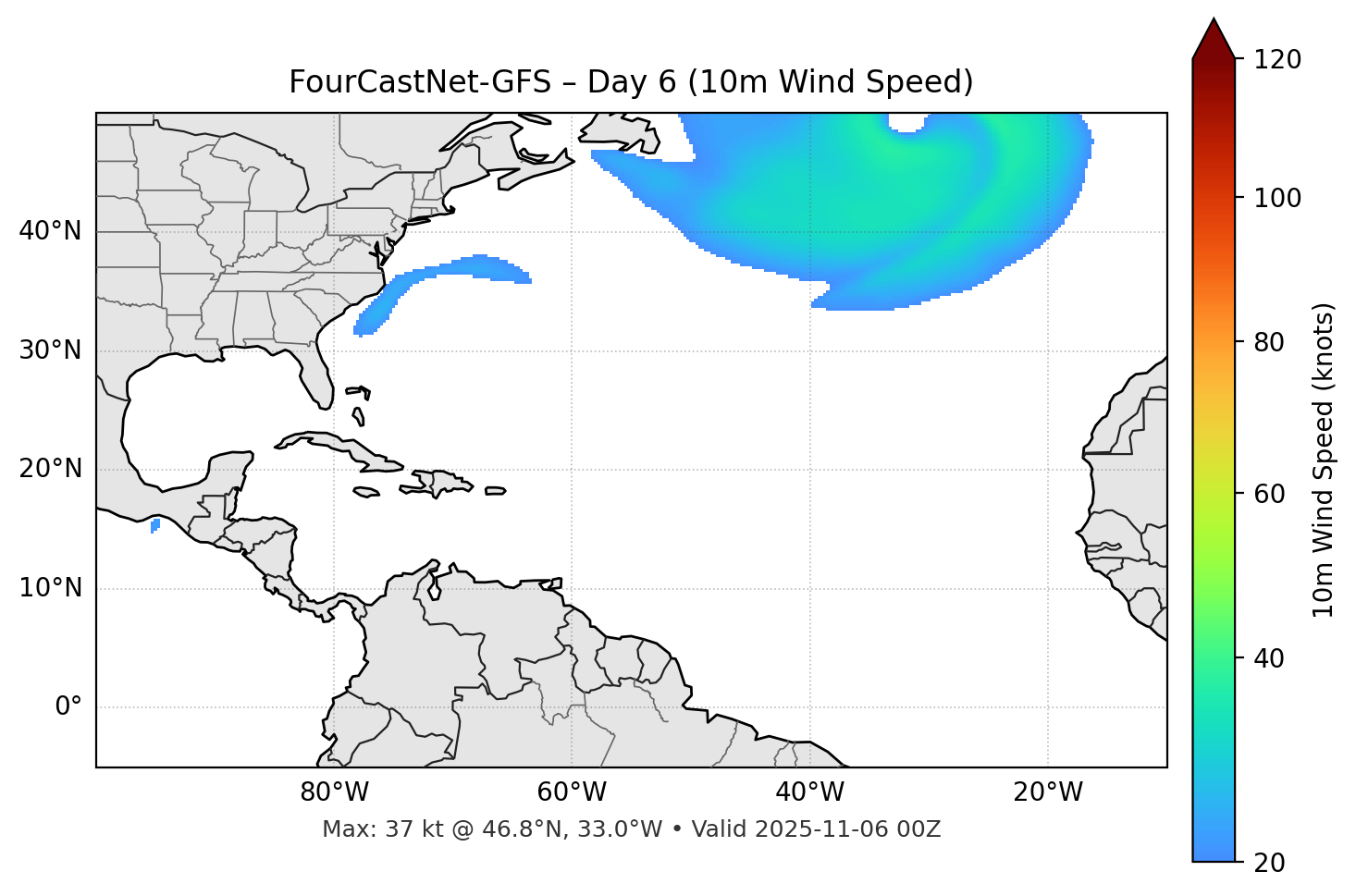 FourCastNet-GFS - Day 06