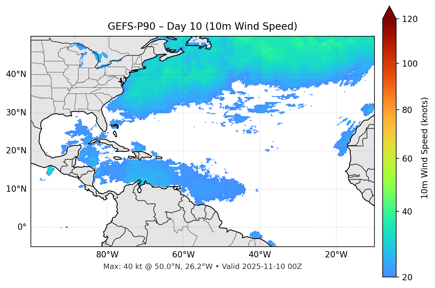 GEFS-P90 - Day 10
