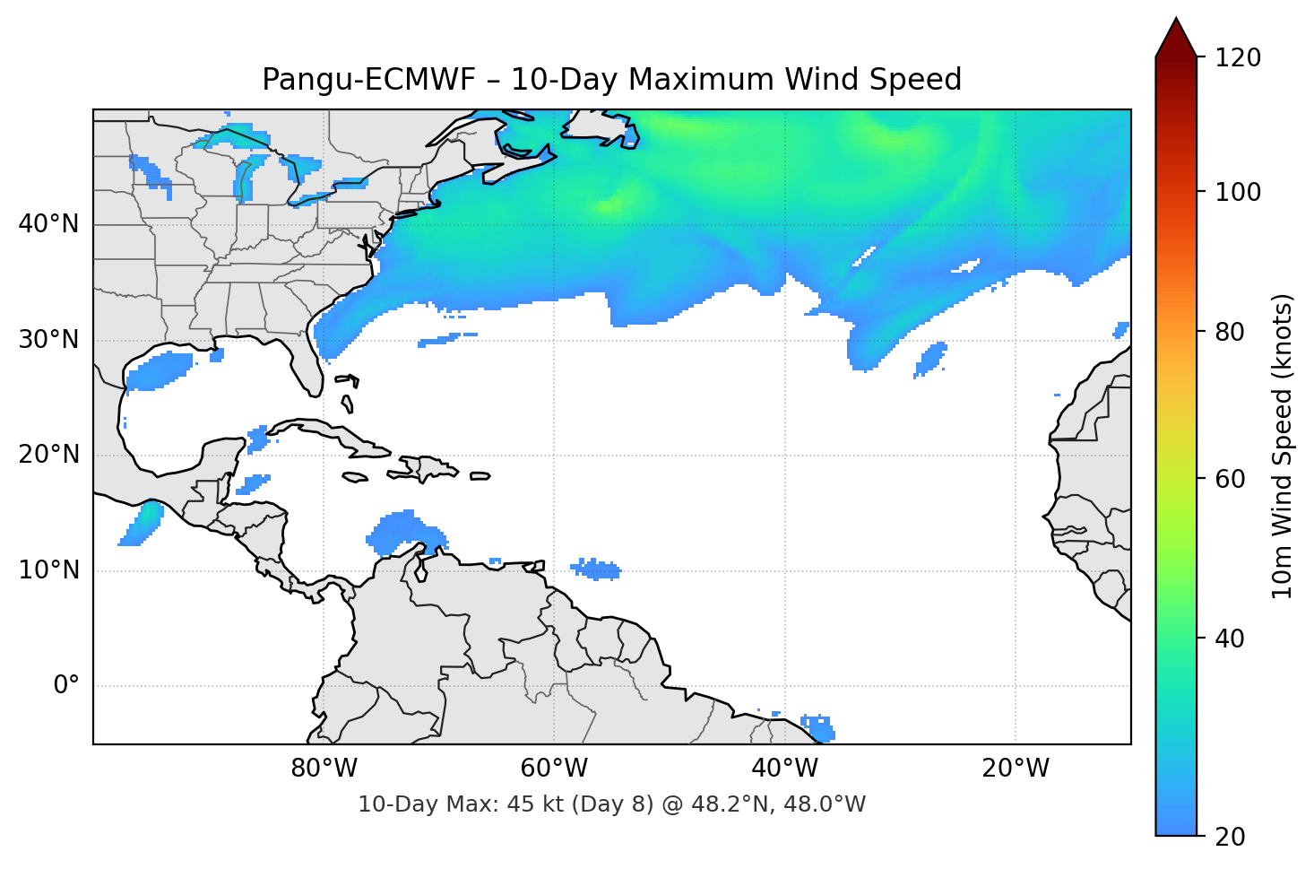 Pangu-ECMWF 10-Day Max