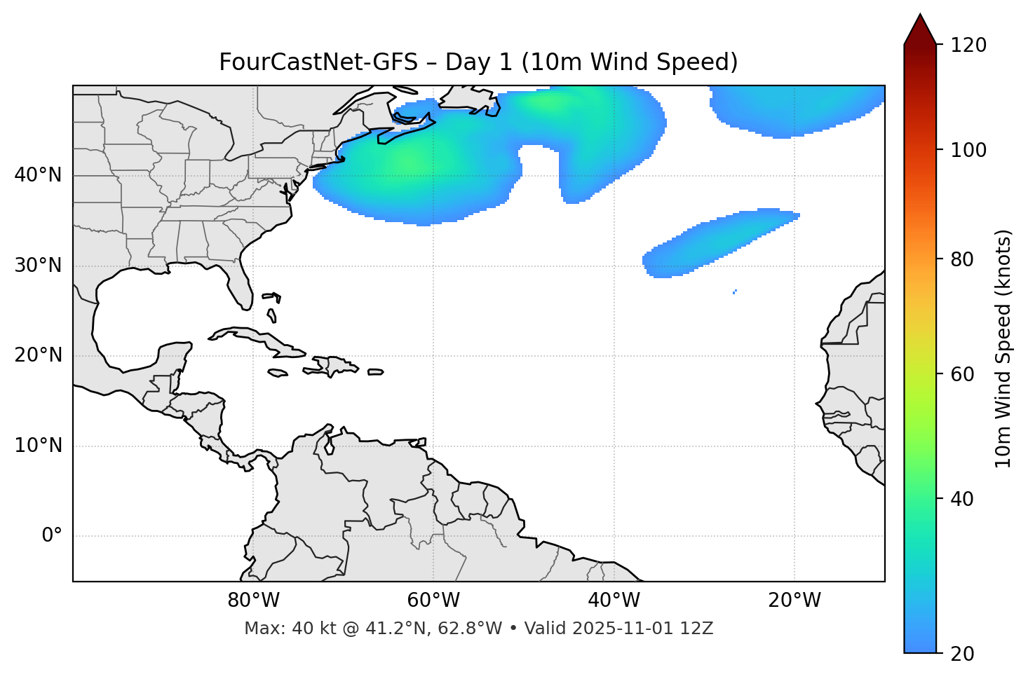 FourCastNet-GFS - Day 01