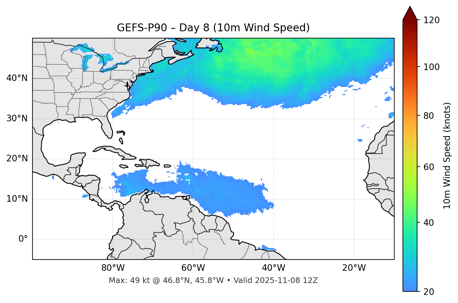 GEFS-P90 - Day 08