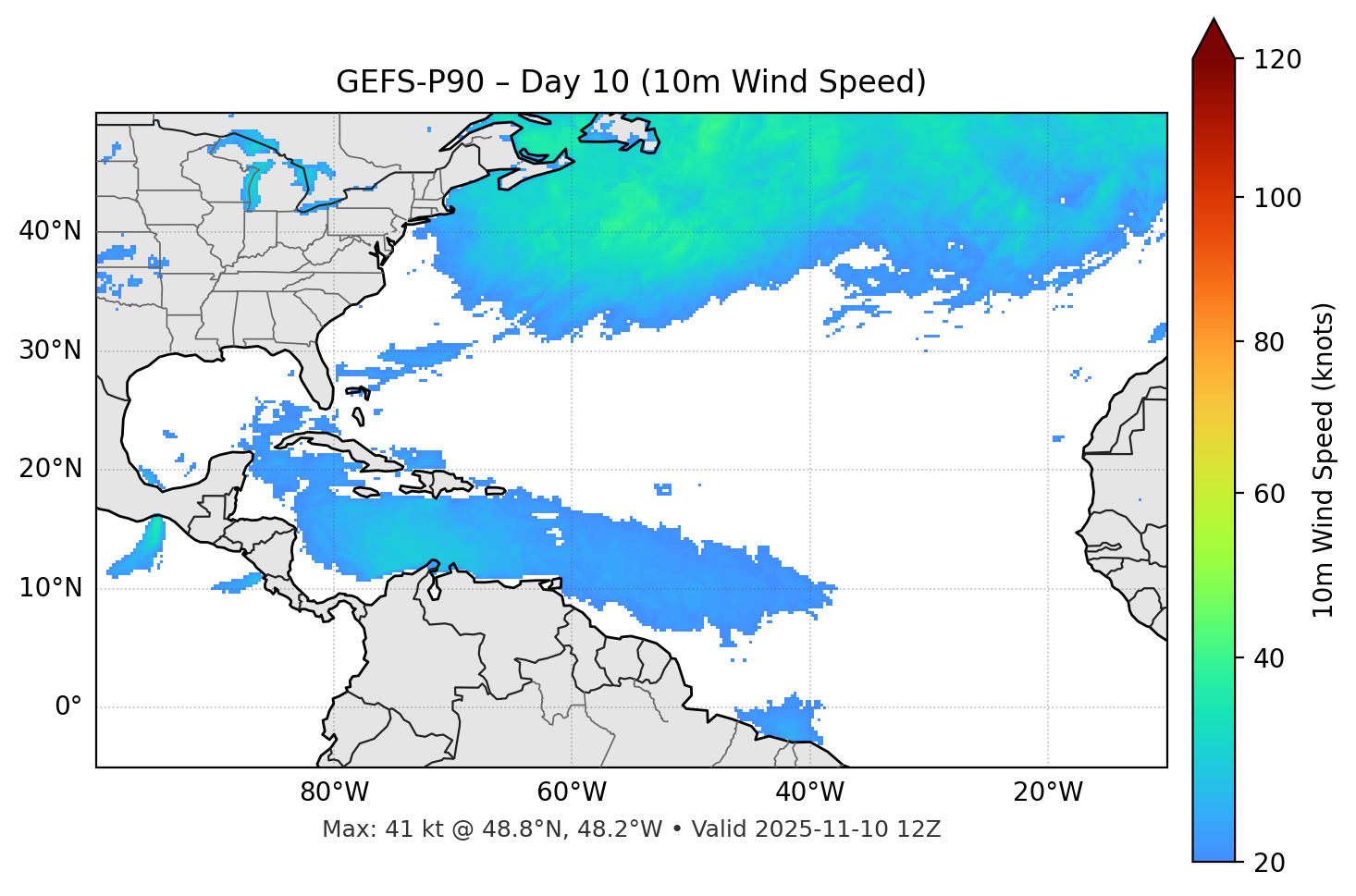 GEFS-P90 - Day 10