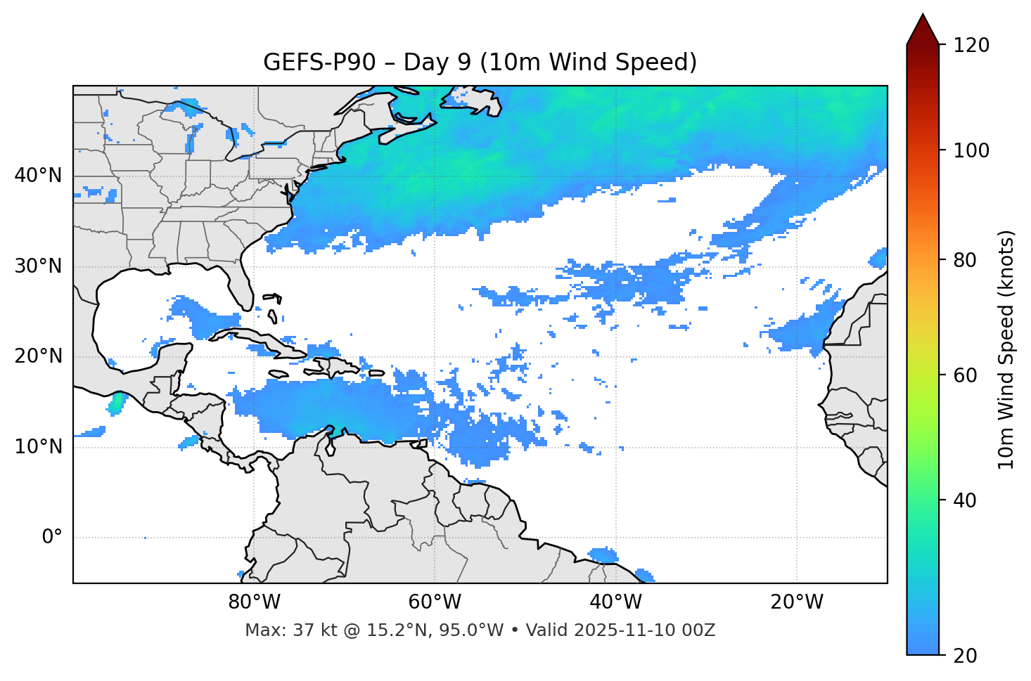 GEFS-P90 - Day 09