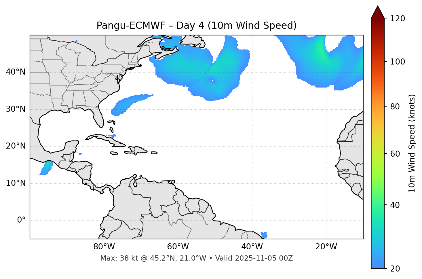Pangu-ECMWF - Day 04