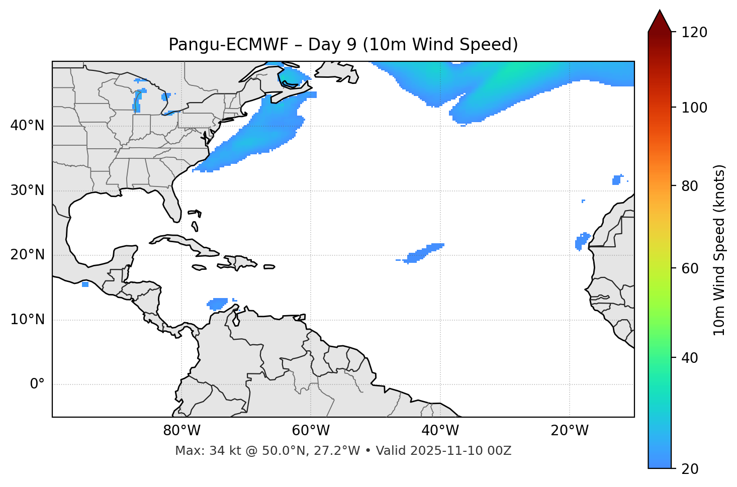 Pangu-ECMWF - Day 09