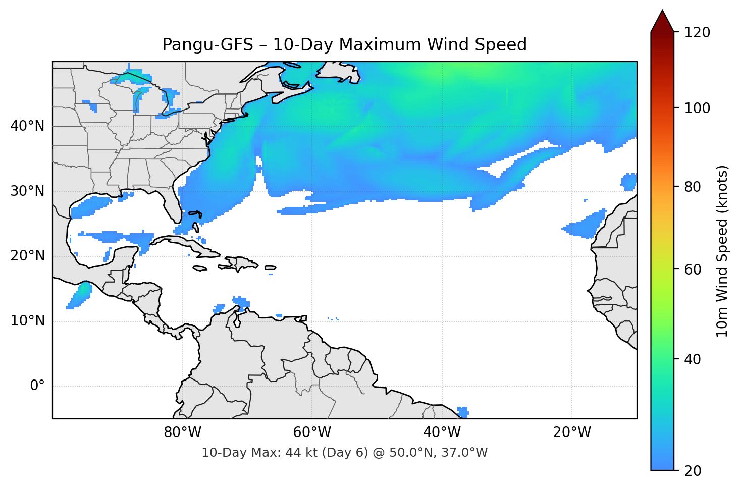 Pangu-GFS 10-Day Max