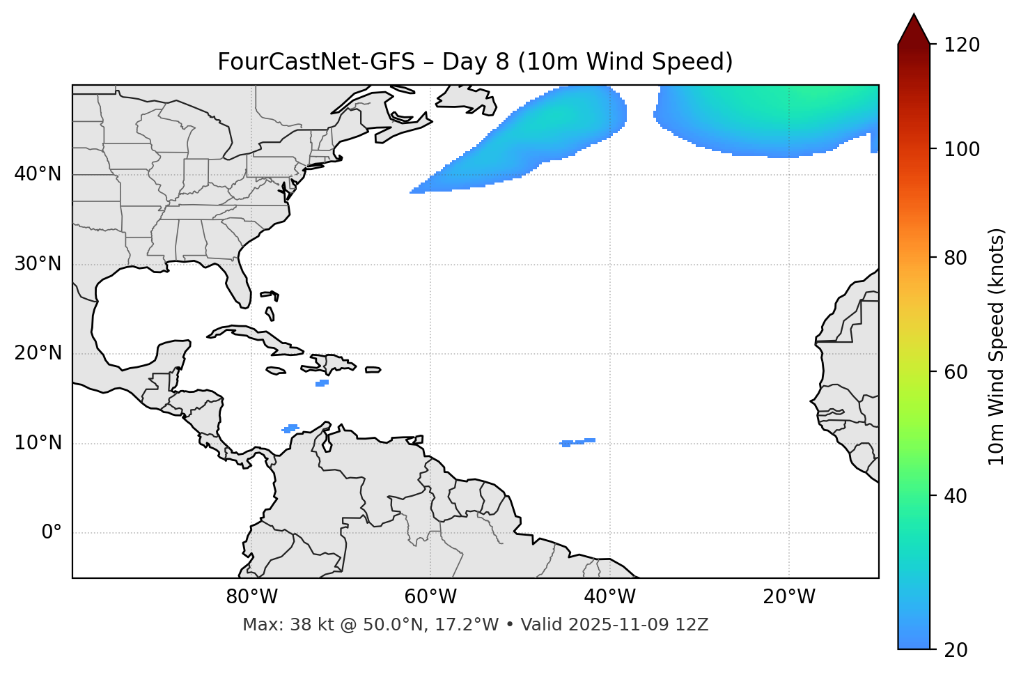 FourCastNet-GFS - Day 08
