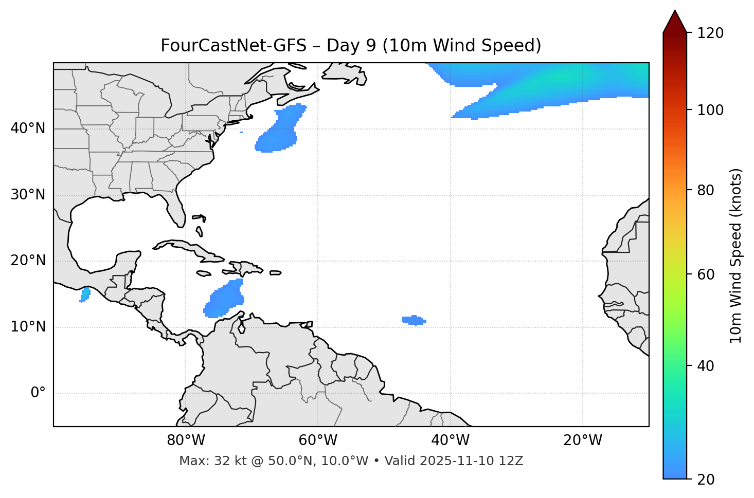 FourCastNet-GFS - Day 09