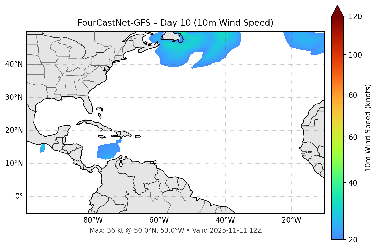 FourCastNet-GFS - Day 10