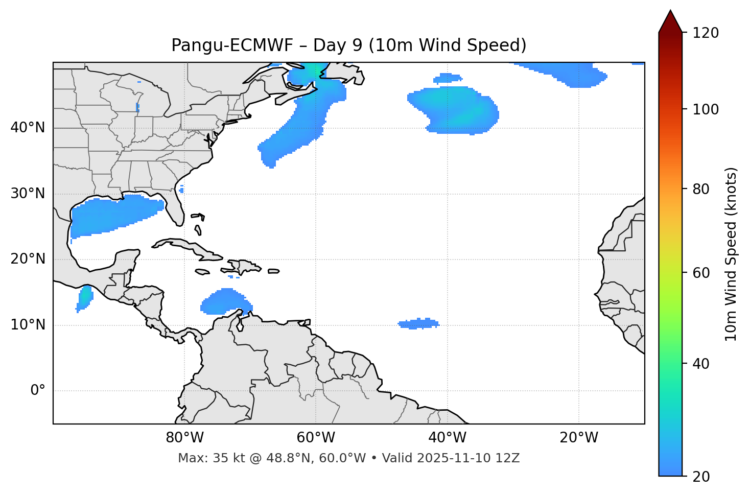 Pangu-ECMWF - Day 09