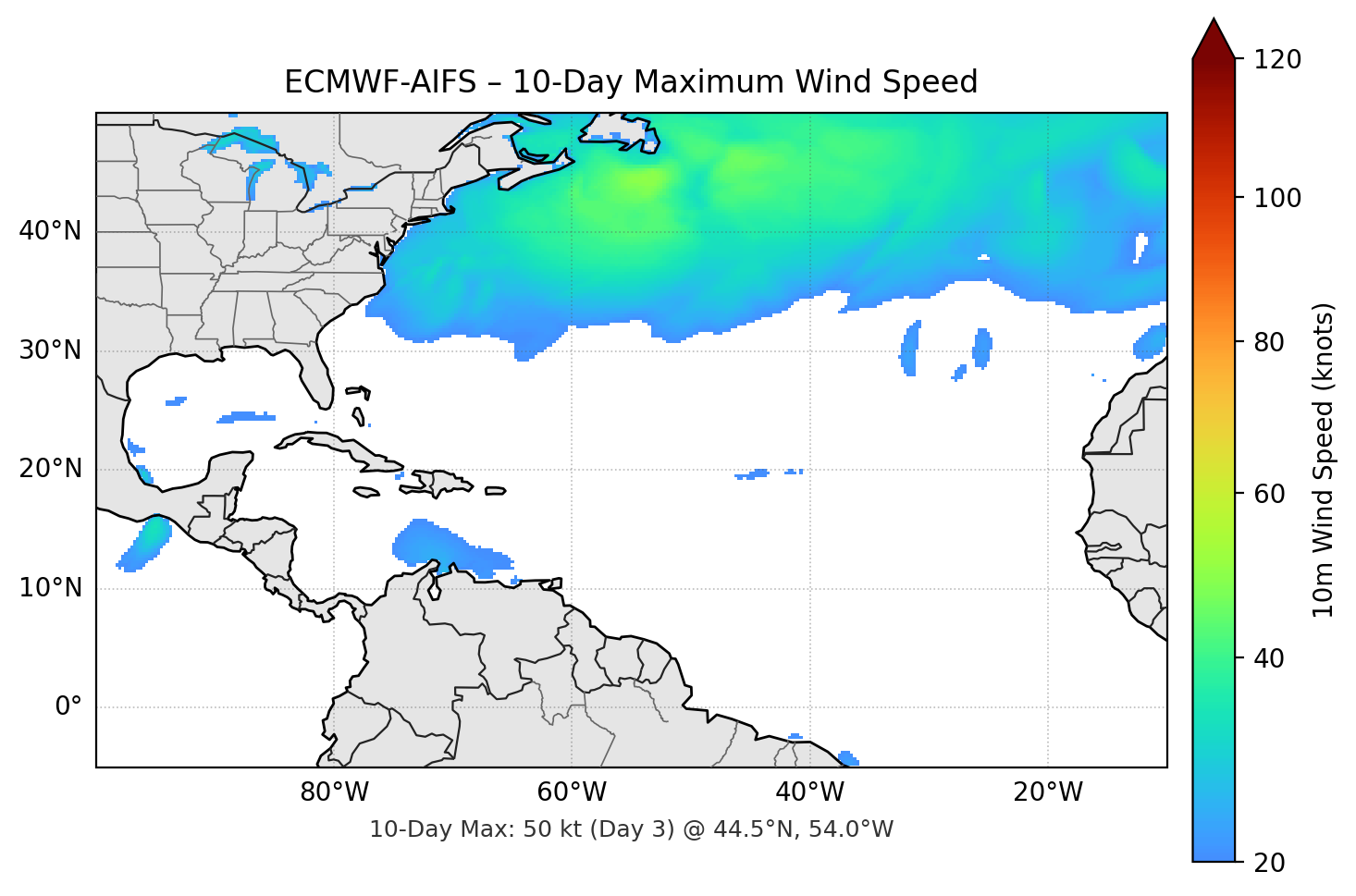 ECMWF-AIFS 10-Day Max