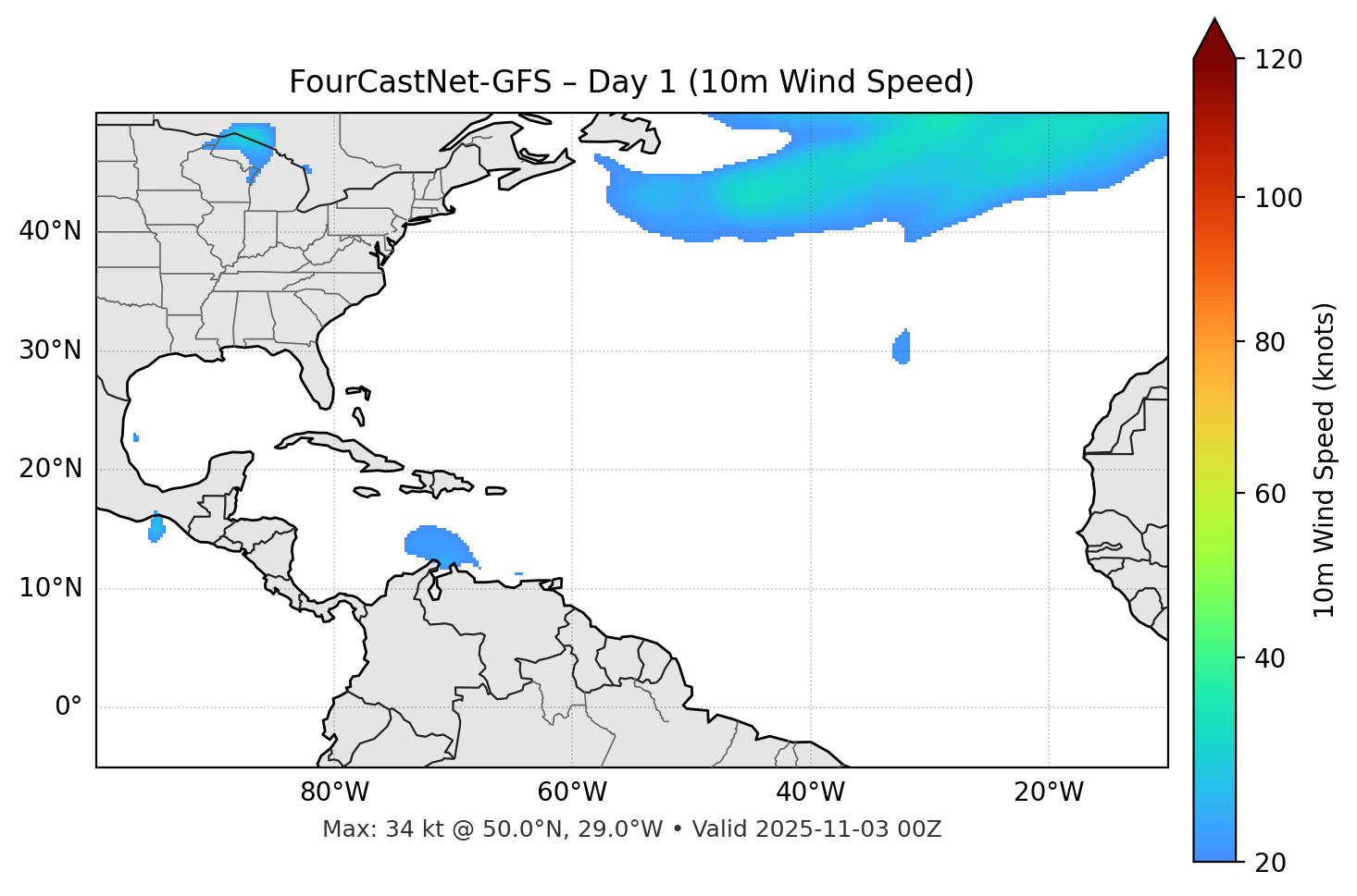 FourCastNet-GFS - Day 01