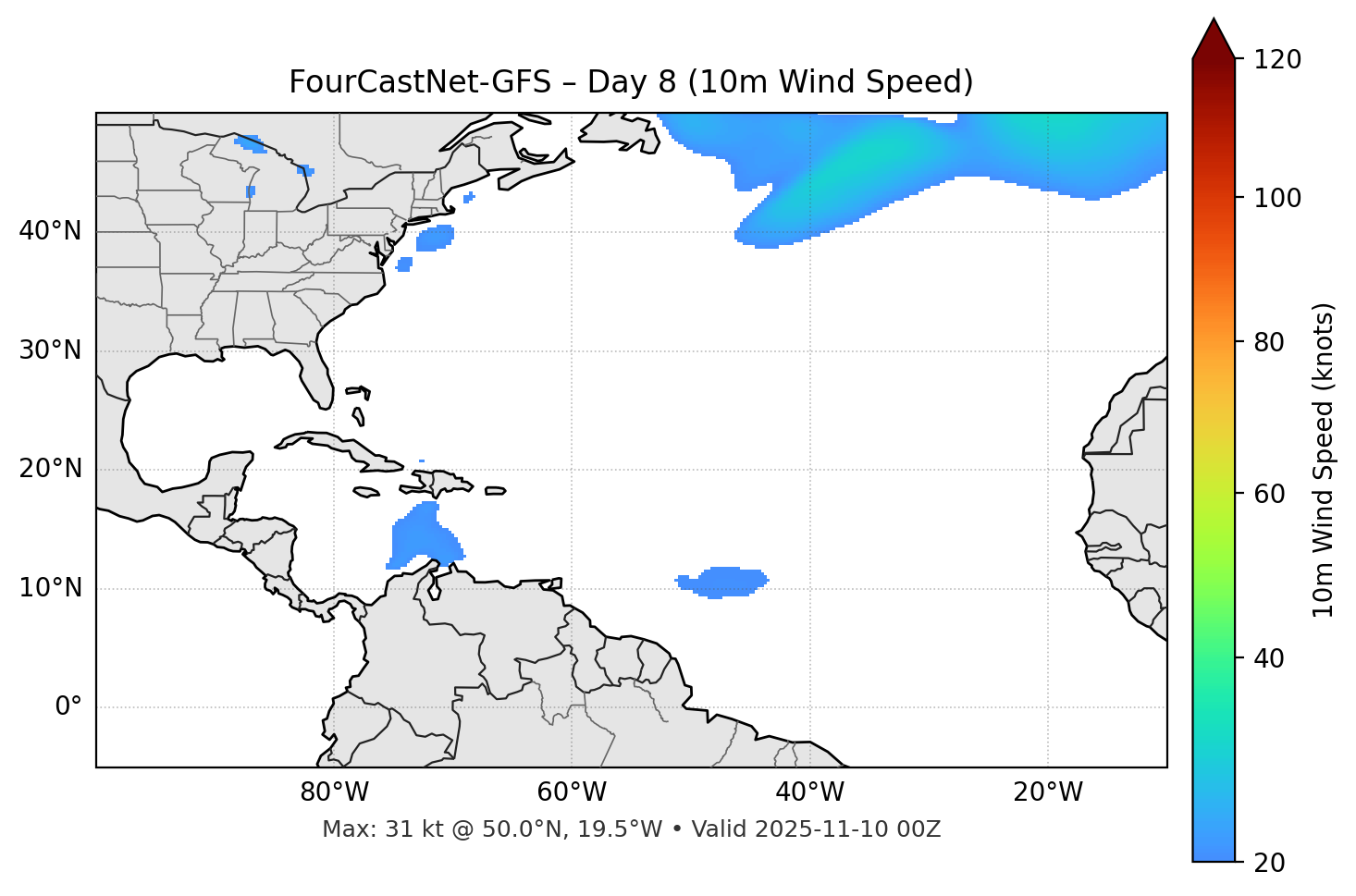 FourCastNet-GFS - Day 08