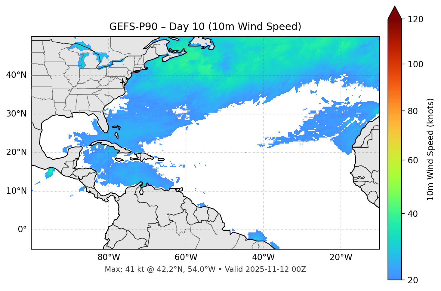 GEFS-P90 - Day 10